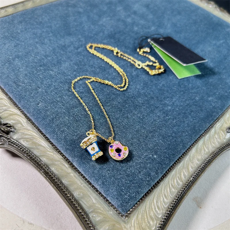 Новая милая мода красочная эмалированная глазурь AB асимметричный конус для