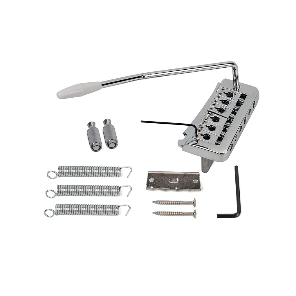 

Гитарный мост с гладкой поверхностью, Жесткий хвост, тянущаяся струна, винты, пружины, плечо тремоло, Аксессуары для инструментов, замена части