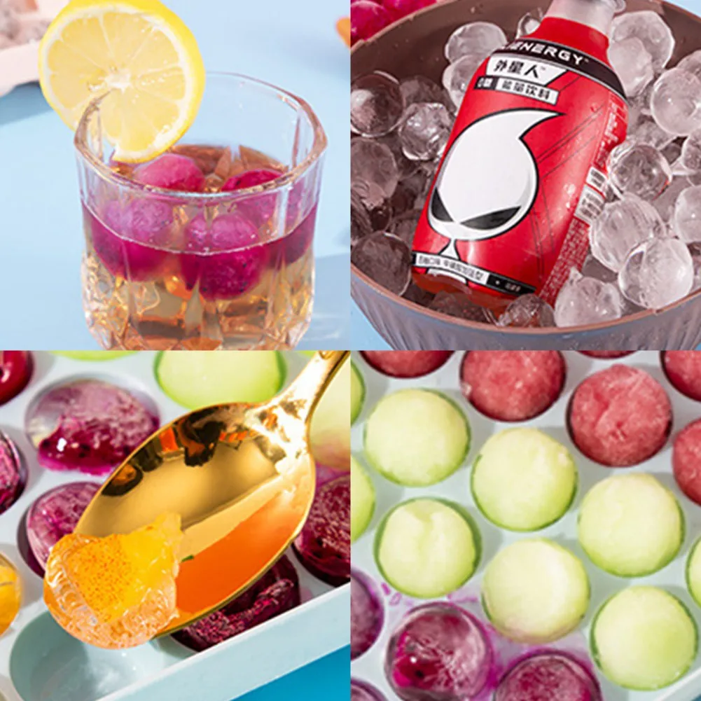 Круглый поднос для кубиков льда охлаждающая сфера коктейля виски чая кофе