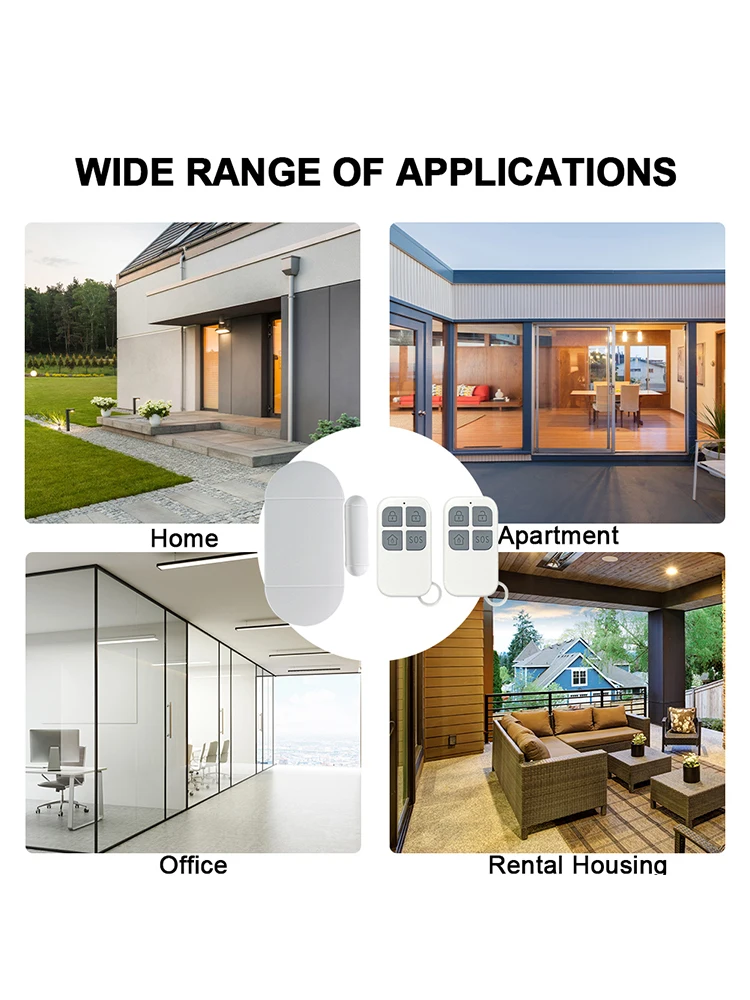 Беспроводная дистанционная дверная сигнализация магнитный датчик домашняя