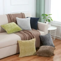 45x45cm solid color linen cushion pillow case sofa home decor pillowcase lumbar seat cushion cover back cushion pillowcase