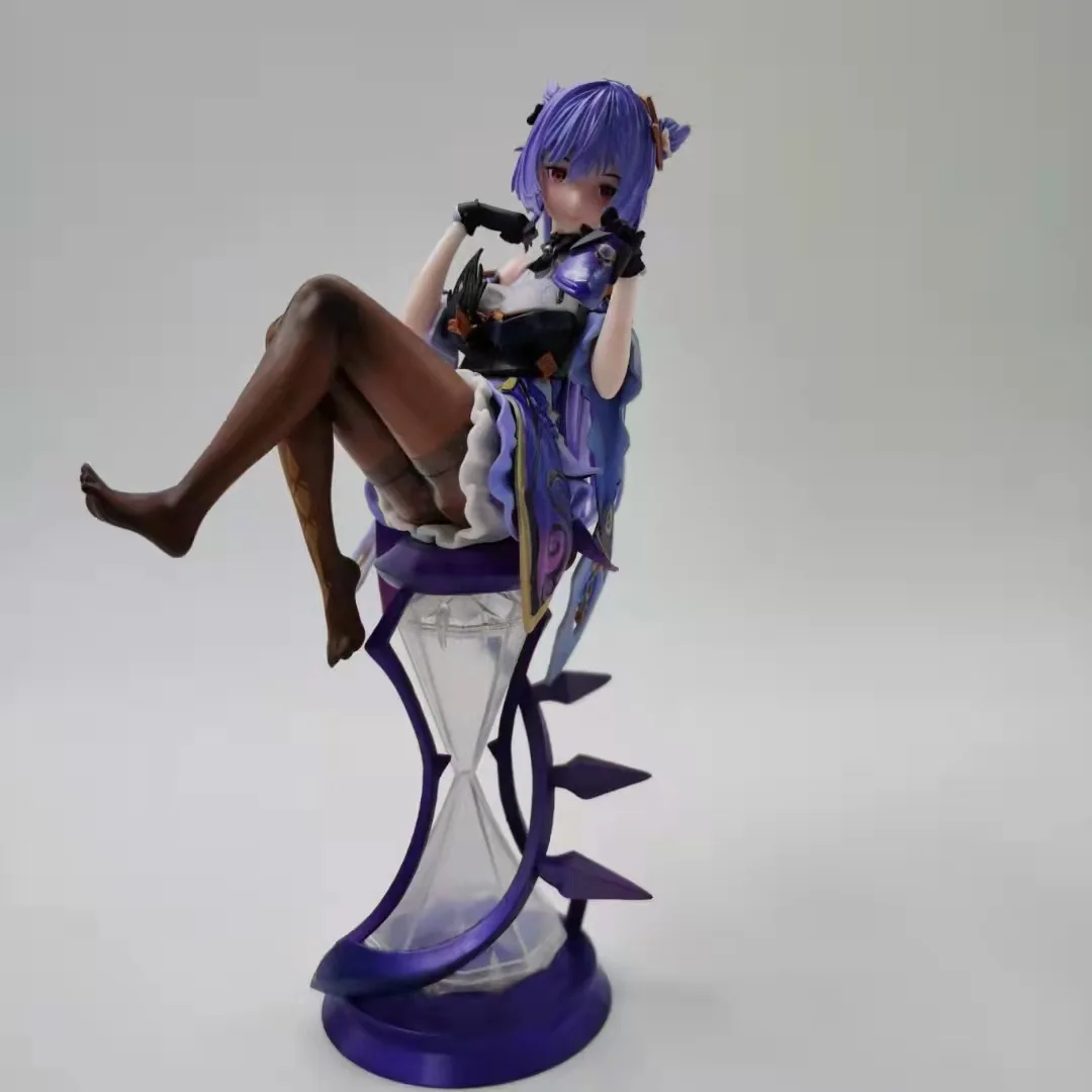 

21cm Anime Genshin Impact Figure Keqing Figure Klee PVC Action Figurine Toys Kawaii Collectible Model Doll Birthday Gift For Kid