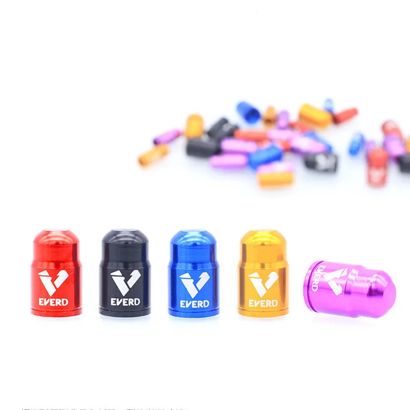 

2Pcs MTB Mountain Bike Dustproof Aluminum Alloy Wheel Tire Valve Cap Protector Pump Cover Gas Nozzle Caps Cycling Accessories