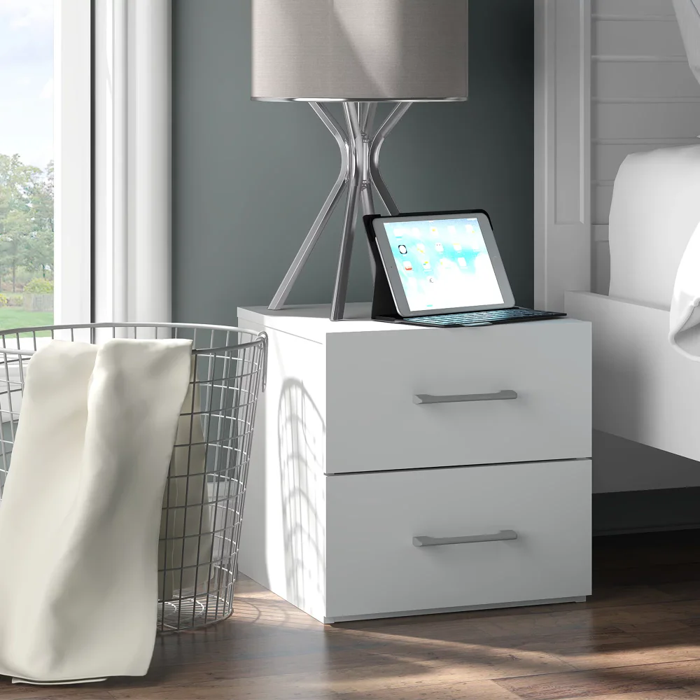 

Lundy Low Profile Nightstand with USB, by Living Essentials
