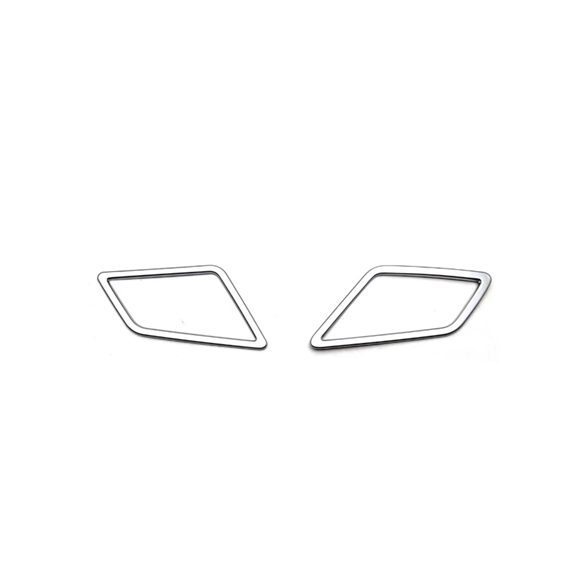 

Автомобильная Матовая серебристая Панель боковая верхняя часть вентиляционного отверстия корпус Выходная рамка Обложка отделка для Mitsubishi Outlander 2022 2023