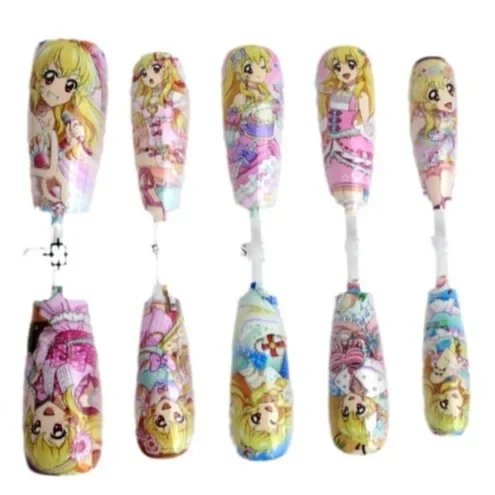 Hoshimiya Ichigo Idol милые накладные ногти кавайные аниме мультяшная девушка аксессуары