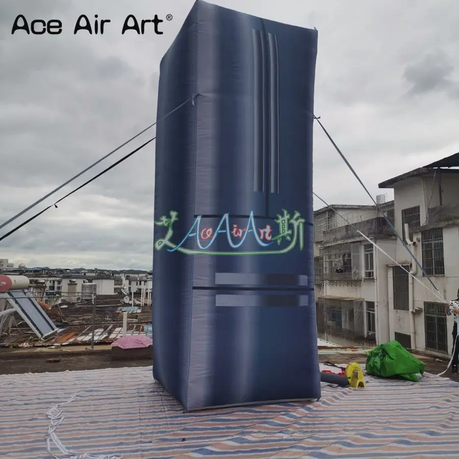 Amazing Huge Inflatable Fridge Balloon Freezer Model Ice Cuber Box Chest/Refrigerator Replica For Advertising And Promotion | Игрушки и
