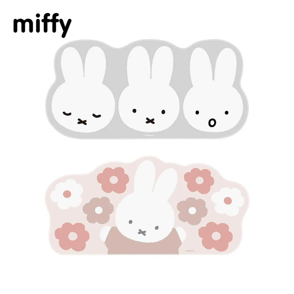 Фото Kawaii Miffy коврик для мыши мультфильм милый компьютерный стол коврик офисная компьютерная клавиатура студенческий настольный коврик подарок для девочки №1