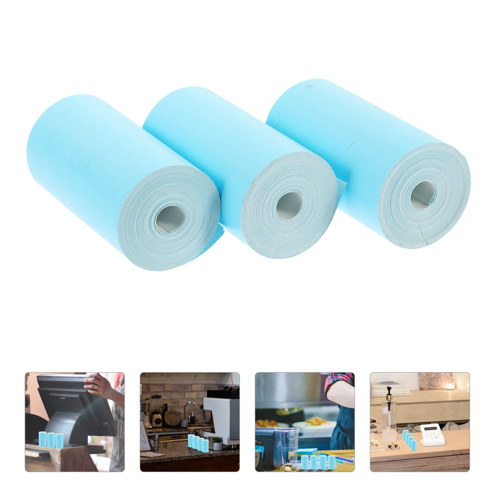 

4 Rolls Pink Paper Multipurpose Thermal Heat Sensitive Receipt Papers Printing