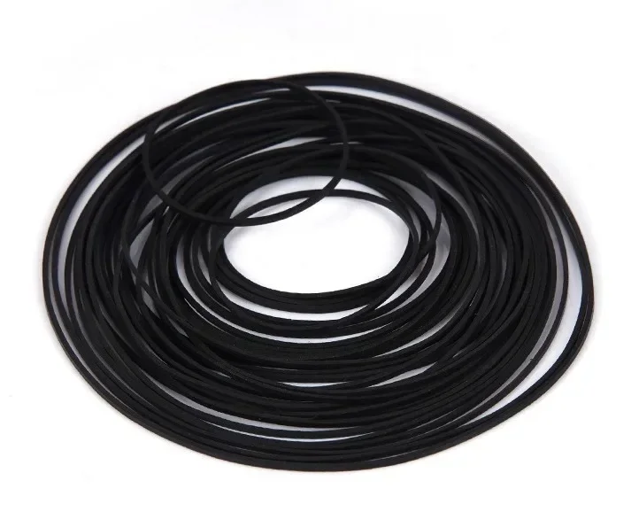 

1 пакет резиновый ремень для рекордера, кассета, кассета для ремонта, обслуживания, Смешанная кассета, резиновый квадратный ремень, складной