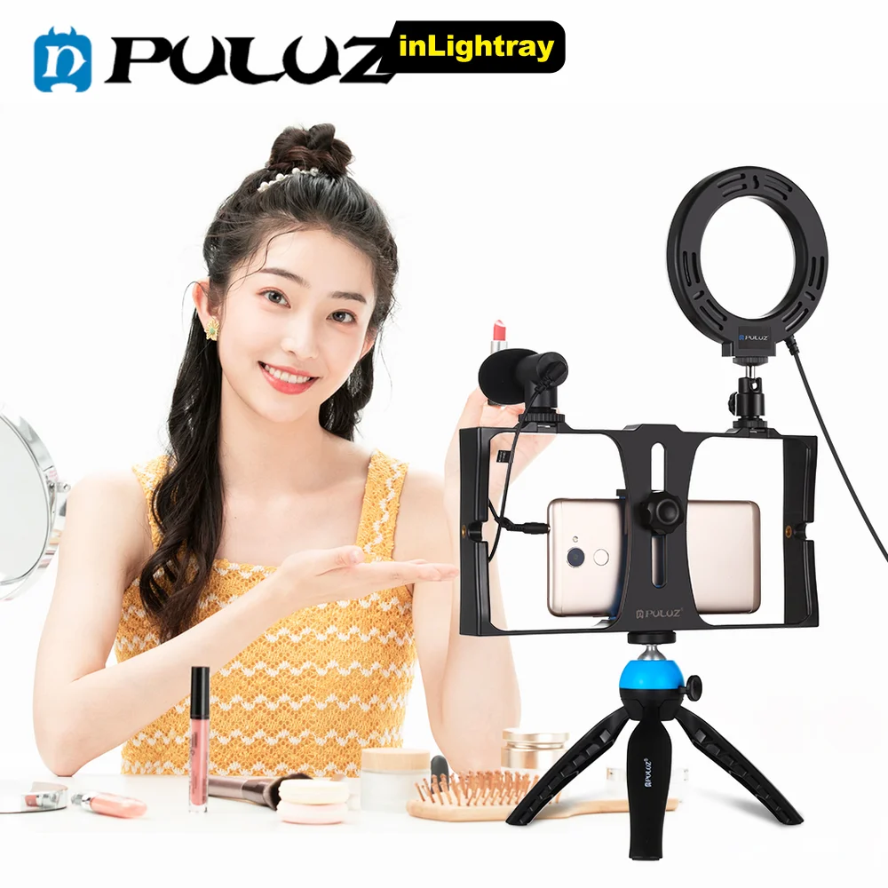 

Ручной Стабилизатор для видеосъемки PULUZ, устройство для записи видео с поддержкой Youtube, смартфонов