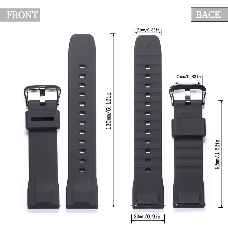 Watch Accessories For Pro Trek PRG-650Y Suitable For Casio prg650 PRG-600 PRW6600 Men's Silicone wristband 24mm Strap