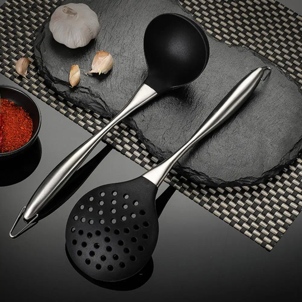 

Anti-rust Useful Cooking Soup Spoon Turner Kitchen Gadget Easy Cleaning Slotted Spatula Non-stick Home Supplies