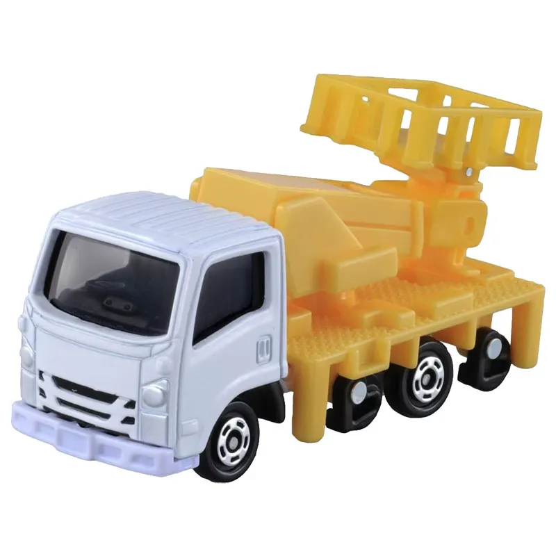 Фото Оригинальная модель TAKARA TOMY Tomica No.17 Isuzu ELF Road-rail Vehicle 1/?? Коллекционная модель из литого сплава с подвижной подвеской и шарнирной стрелой №1