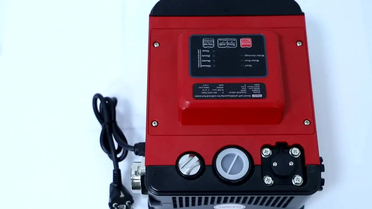 

0.68KW Convenient and versatile Mini Classic style Smart Hot Water Booster Self-priming Pump
