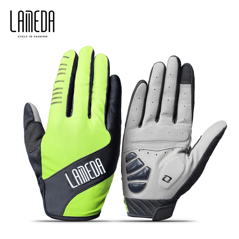 

LAMEDA Cycling Gloves Men and Women Summer Spring and Autumn Full Finger Long Finger Gloves Road Mountain Bike Cycling Equipment