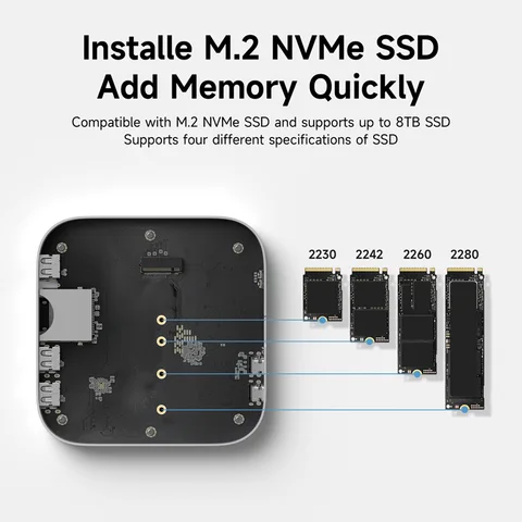 Hagibis USB C концентратор для Mac mini M4/M4 Pro