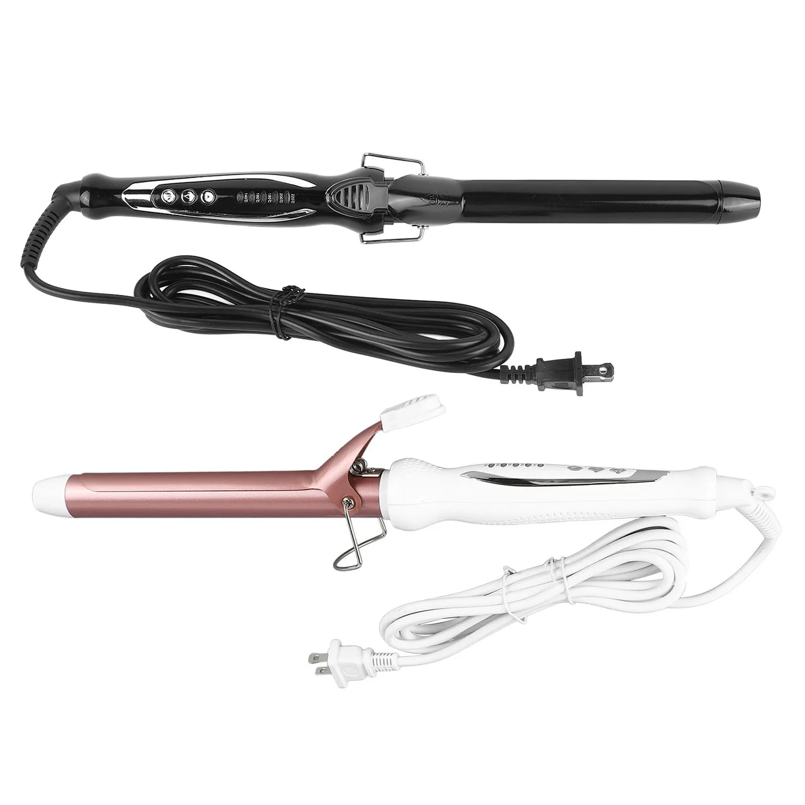 

Ceramic Curling Iron Curling Wand Easy To Use Permanent Ceramic Coating Portable for Egg Roll Water Ripples Large Small Rolls