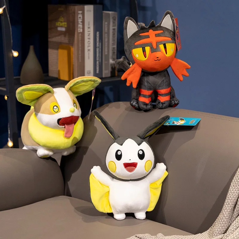 Оригинальные Плюшевые игрушки покемон плюшевые Yamper Litten Ольга милая мягкая Аниме