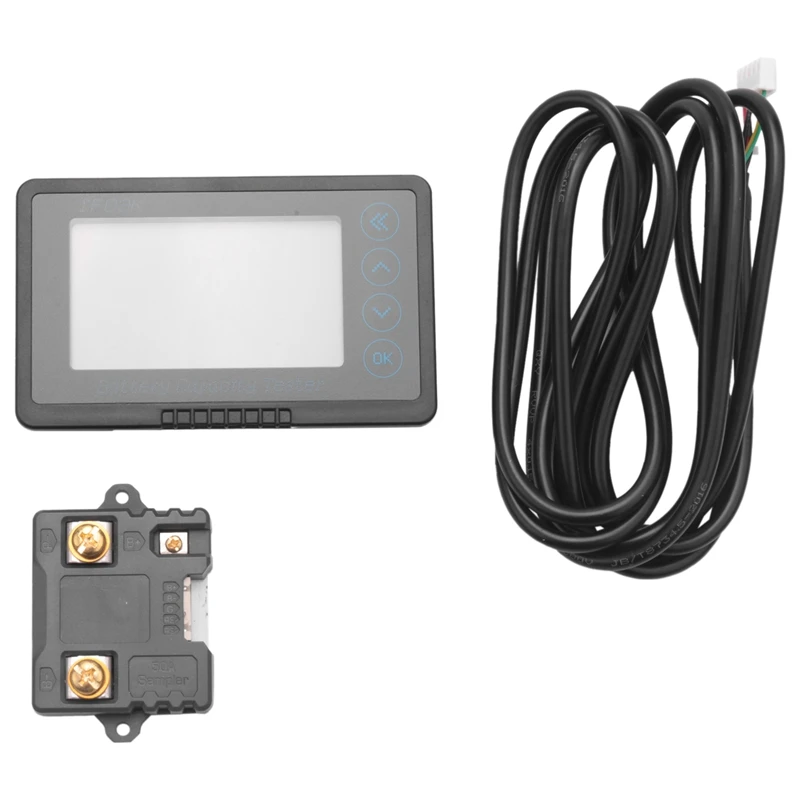 Тестер емкости аккумулятора TF03K-B измеритель напряжения с ЖК-дисплеем для