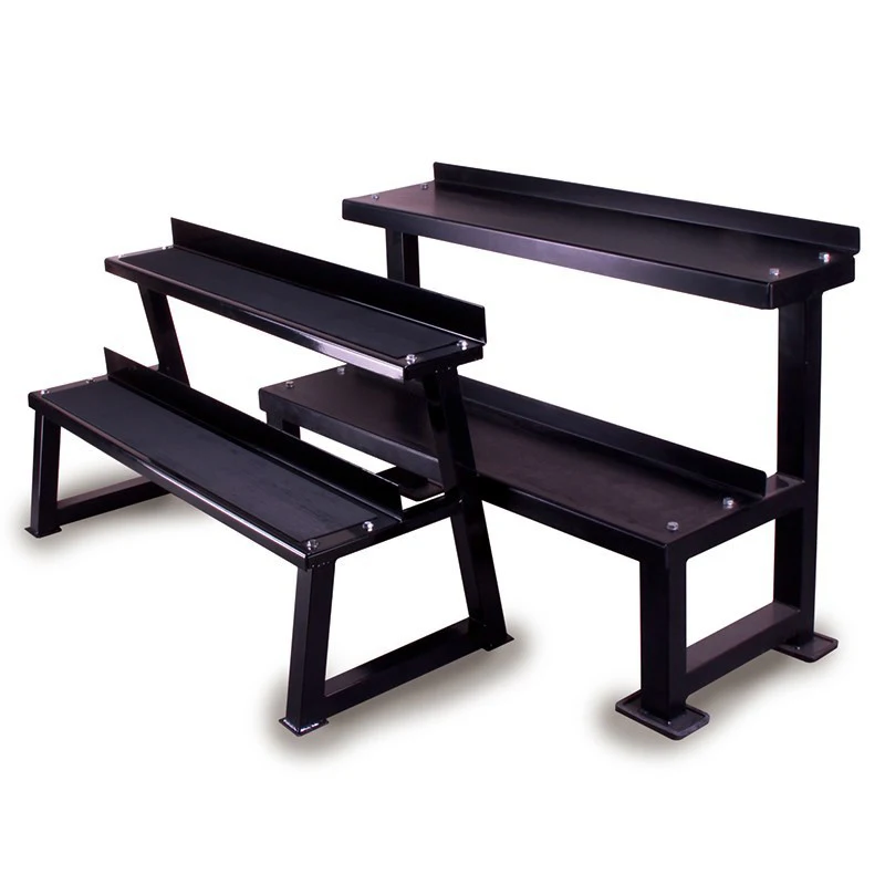 

Best Selling 2 Layer Kettlebell Storage Rack Gym Equipment Low Price Wholesale