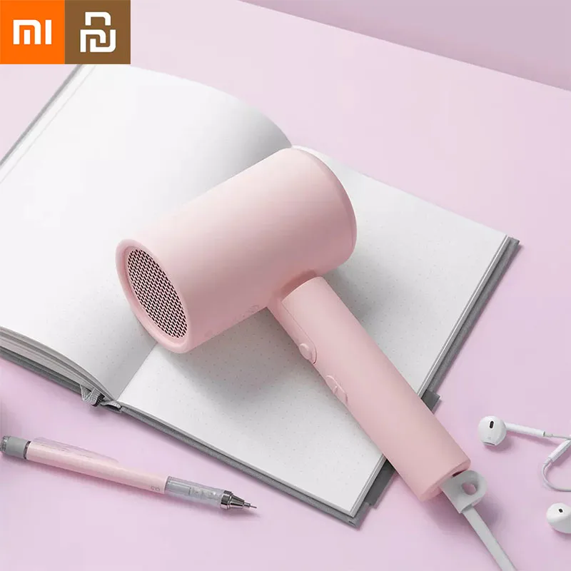 

Портативный фен для волос Xiaomi Mijia H100, профессиональный Быстросохнущий электрический фен с ионизацией воды, 1600 Вт, для путешествий