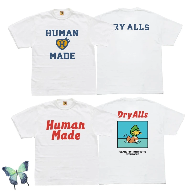 

Новинка 2022, оригинальная упаковка, Высококачественная футболка, сделанная человеком плавающая утка, футболка с буквенным принтом