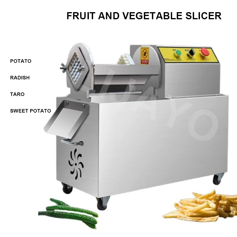 

Kitchen Electric Potato Strips Cutter French Fries Machine Small Carrot Stick Cutting Maker