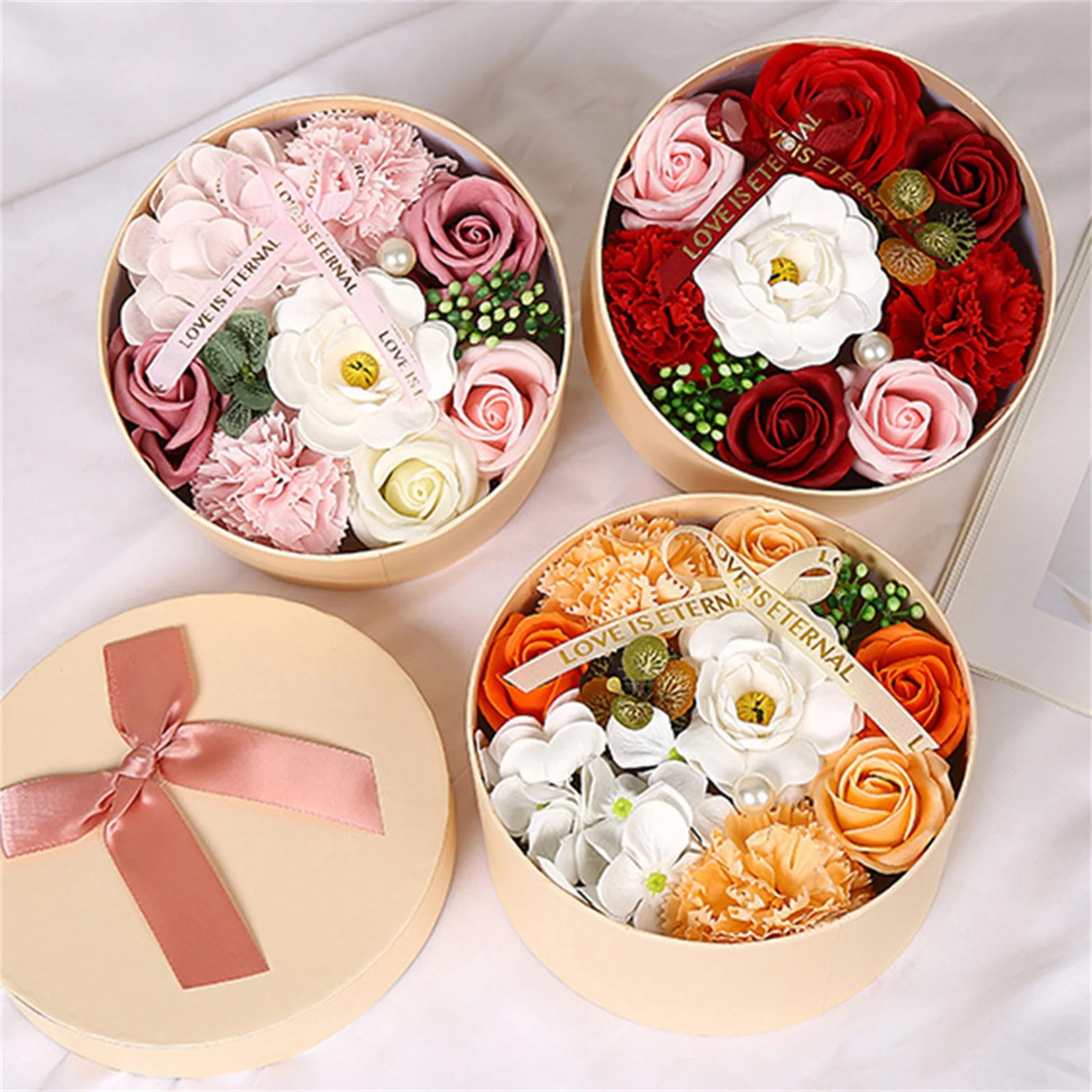 Scent Rose Flower Shape Soap Xmas Birthday Valentine Wedding Gifts