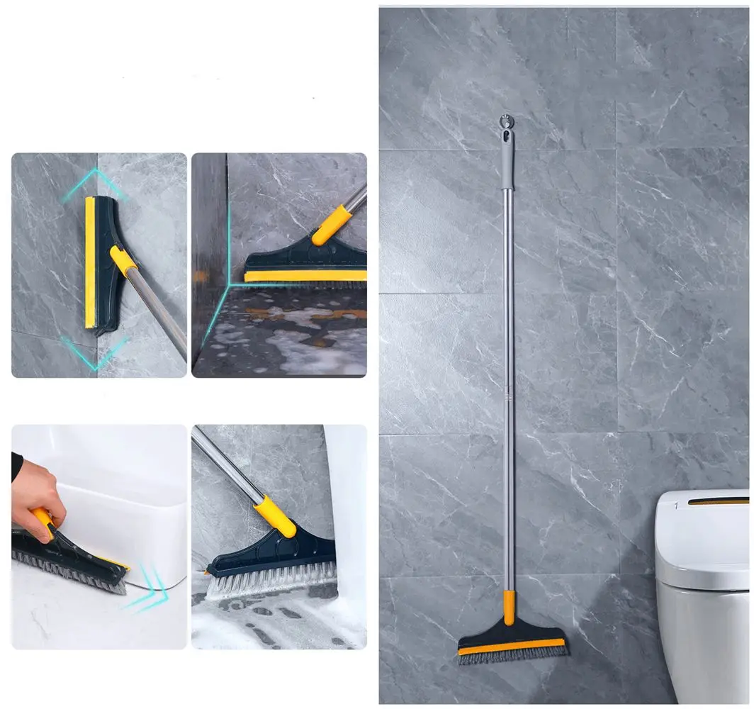 

Swimming pool 2 In 1 Adjustable Professional V-shaped Crevice Brush Cleaning Brush Window Groove Cleaning