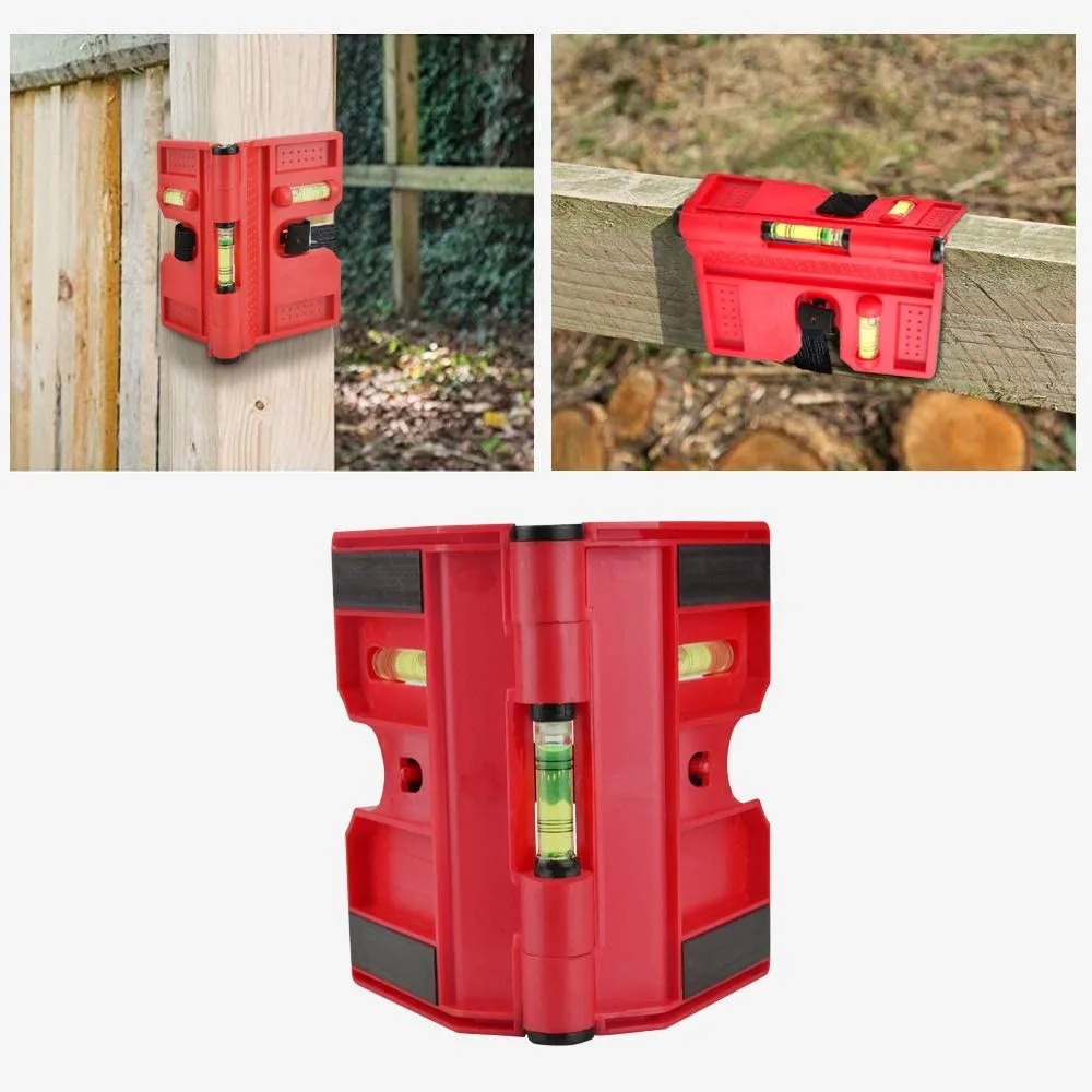 

Level Fence Post Pipe Magnetic With Strap Horizontal Vertical 3 Vials Woodworking Tools Herramientas Outils Tools Esquadro