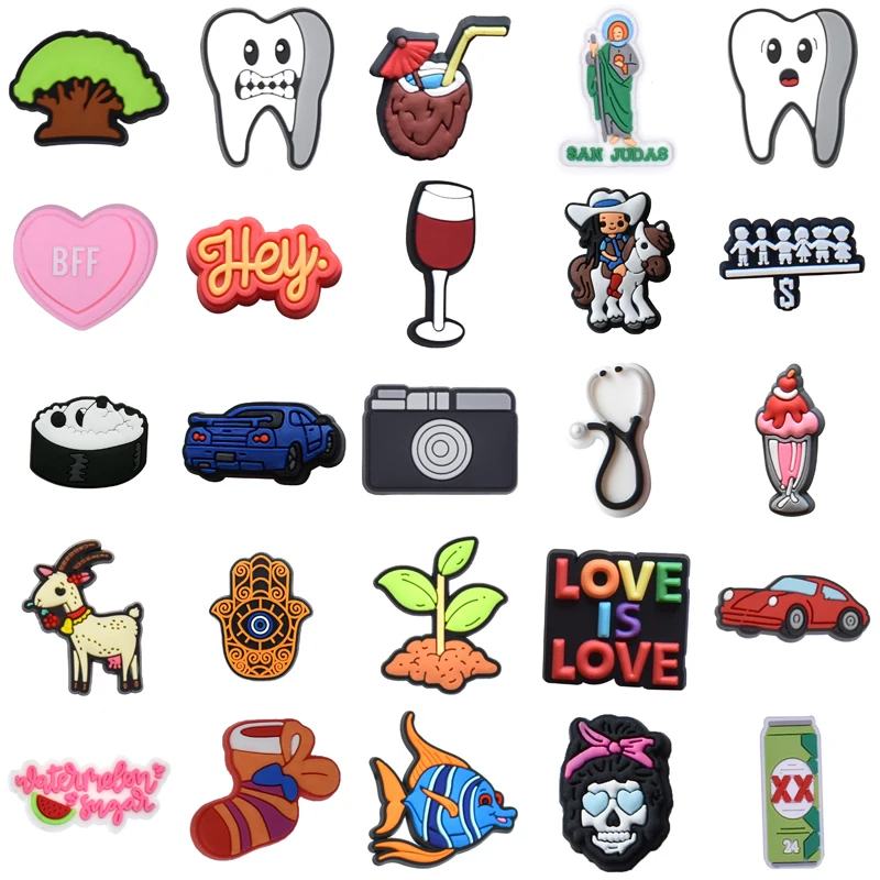 

Packs Wholesale Bulk Boy Men Kids Decorations for Crocs Women Charm Para Pins Girl Gifts Set Jeans Shoes Accessories Shoe Charms