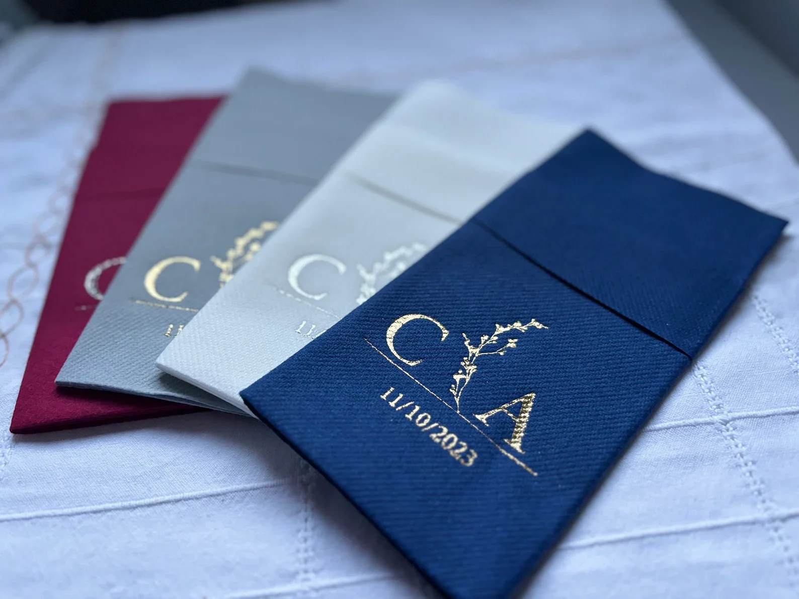 50 шт. салфетки для ужина льняные одноразовые помолвки на заказ впитывающие Sevice