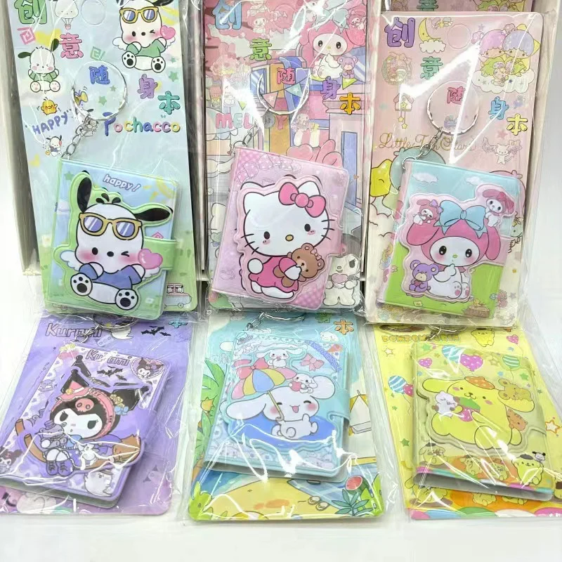 24 ПК/лот Sanrio Kawaii Kuromi мелодия ноутбук мини портативный дневник планировщик