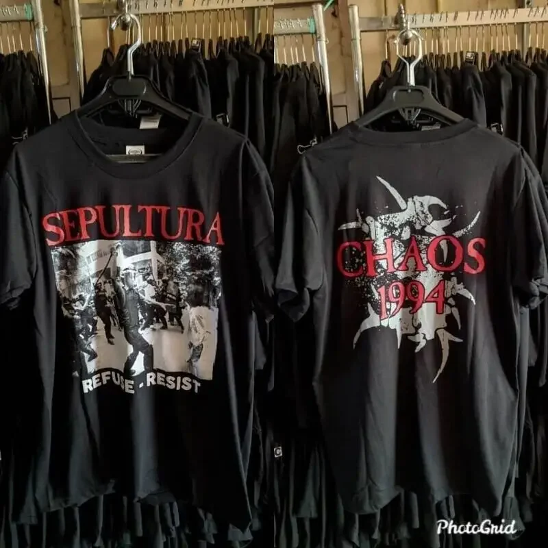 Футболка Sepultura с изображением группы хаоса подарок для мужчин и женщин рубашка