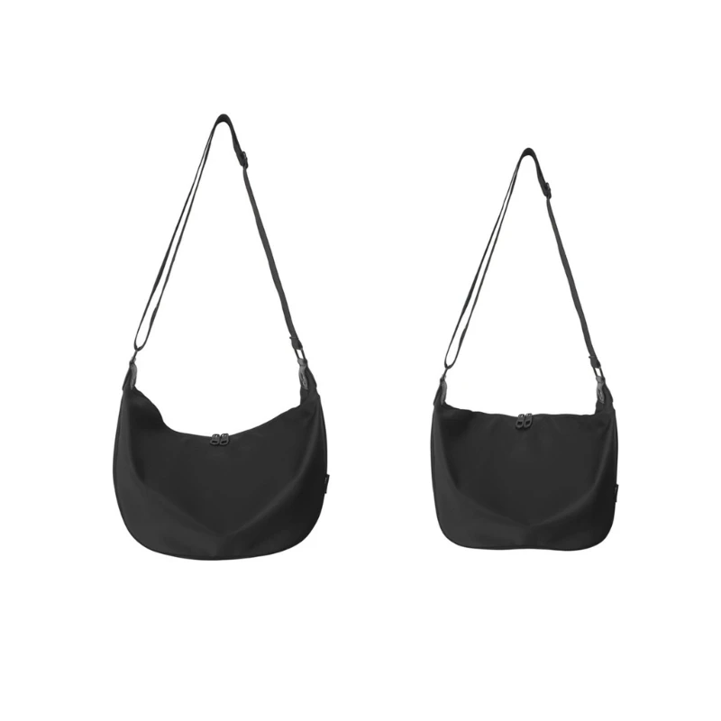 

Fashion Bag Nylon Crossbody Shoulder Bags Solid Color Casual Bags for Men Women 066F