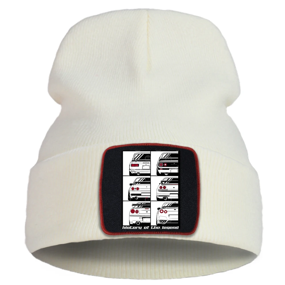 

Evolutionary History Car Beanie Hats Winter Simple Knitted Cap Harajuku Unisex Bonnet Caps Hip Hop Outdoor Warm Skullies Hat