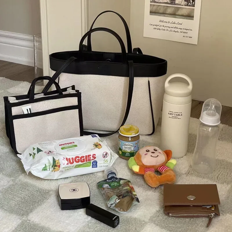 Модная вместительная Корейская сумка для мам Ins многофункциональная детской