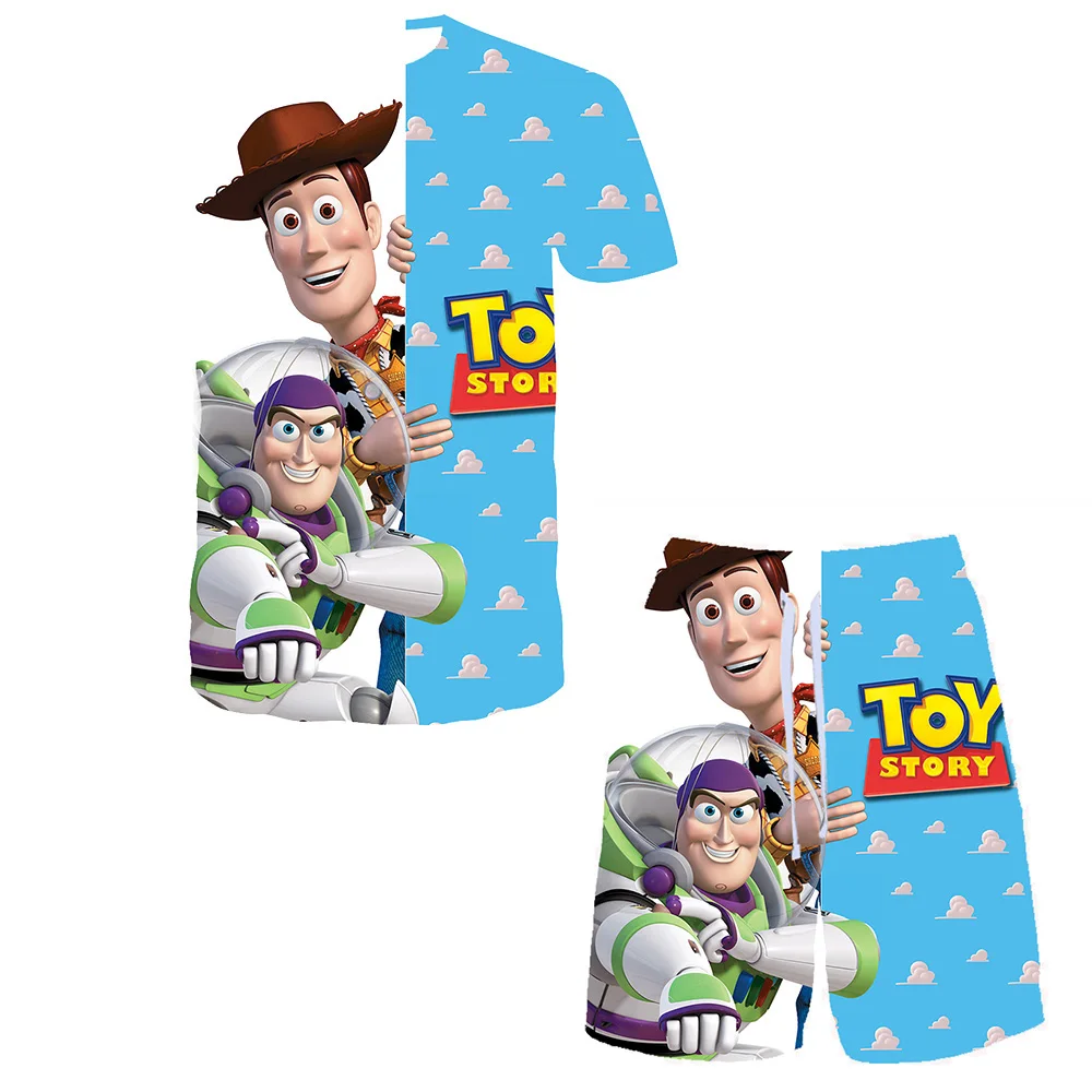 

Disney Toy Story T-Shirt Set Men Women Short Sleeve Casual Breathable Tees Tops Boys Girls Kids Cool Short Pants Suits