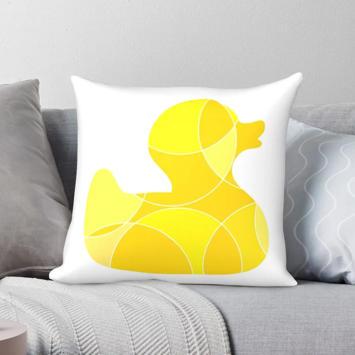 

Чехол для подушки желтая утка квадратная наволочка из полиэстера льняная бархатная наволочка с принтом на молнии декоративная наволочка д...