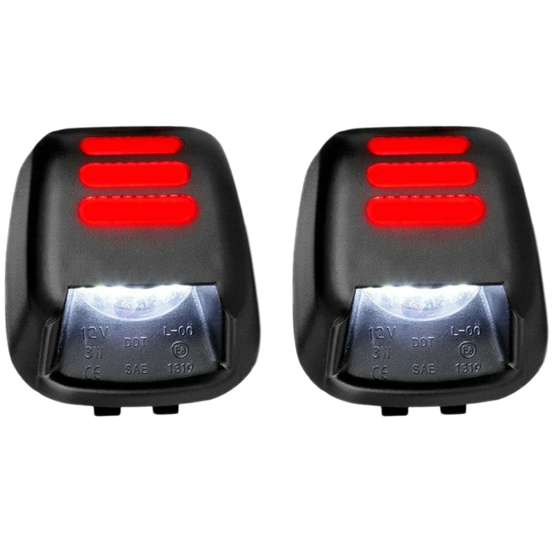 

Car LED License Plate Lights Rear Light Waterproof Taillamp for Nissan Navara D40 Frontier Titan 2007-2016
