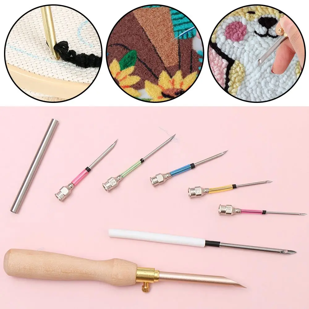 

Head Knitting Craft Sewing Accessories Poke Needle Punch Needle Tool Embroidery Stitch Poking Cross Stitch Tools