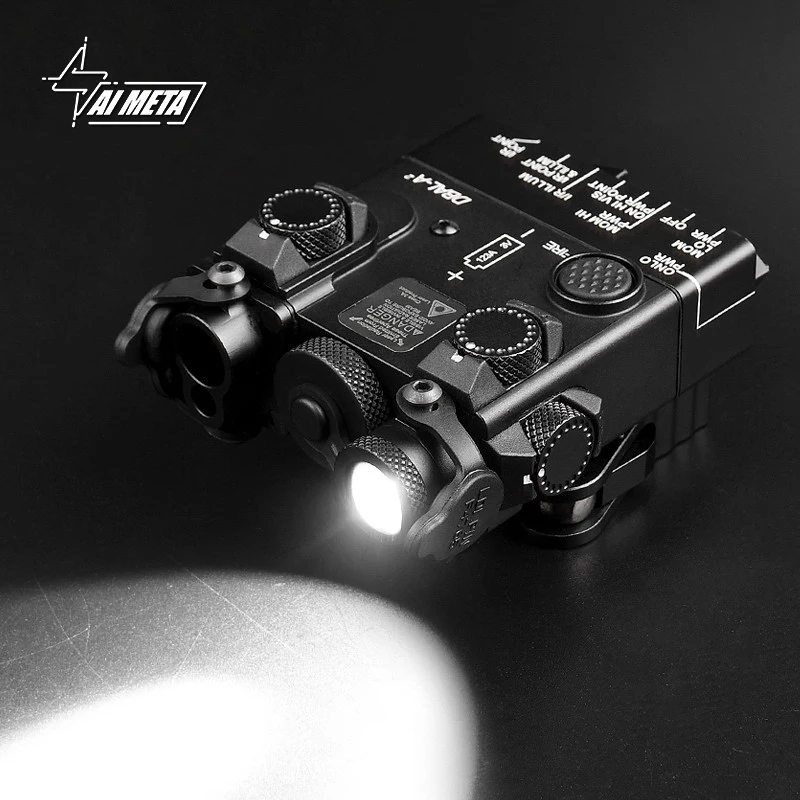 Светодиодный металлический стробоскоп с зеленым лазером 20 мм |