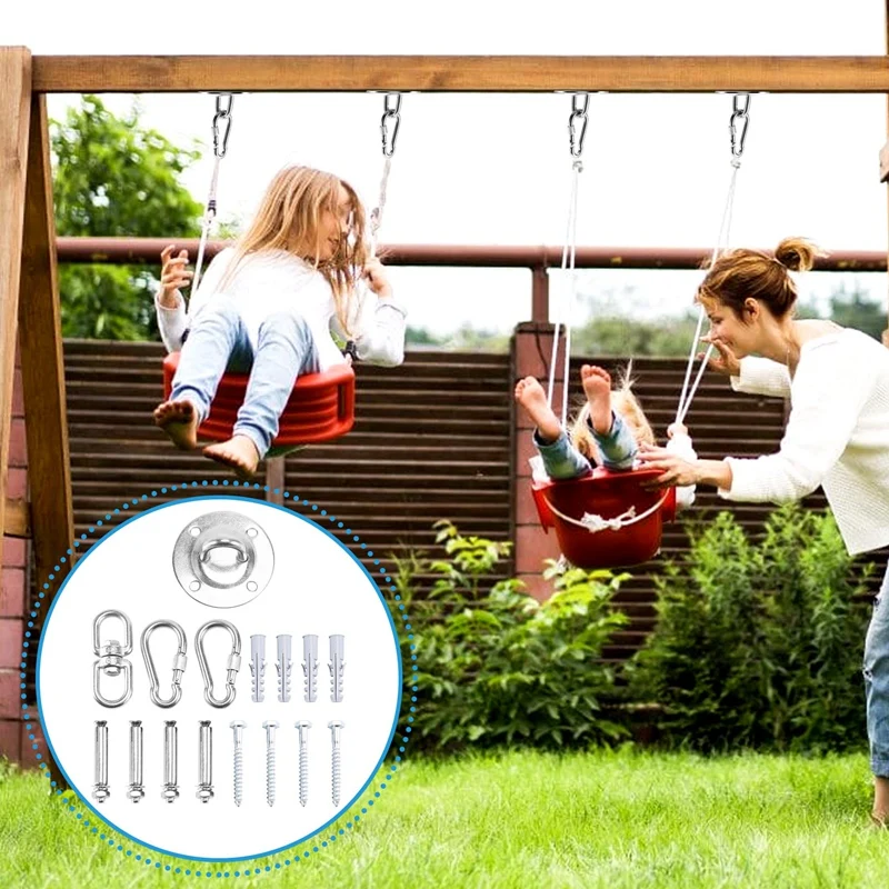 Поворотный подвесной крюк для подвешивания стула, потолочный, акционный, до 360°, выдерживающий нагрузку до 400 кг, для гамака, тренажера-подвески, боксерской груши, йога.