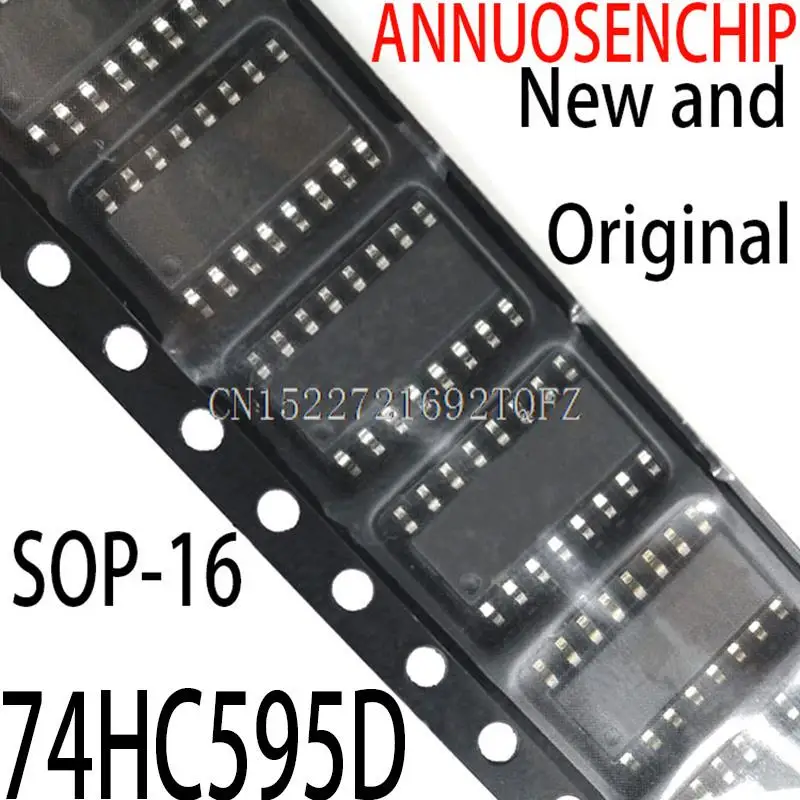 Новые и оригинальные 74HC595 SN74HC595D SOP-16 74HC595D, 20 шт.