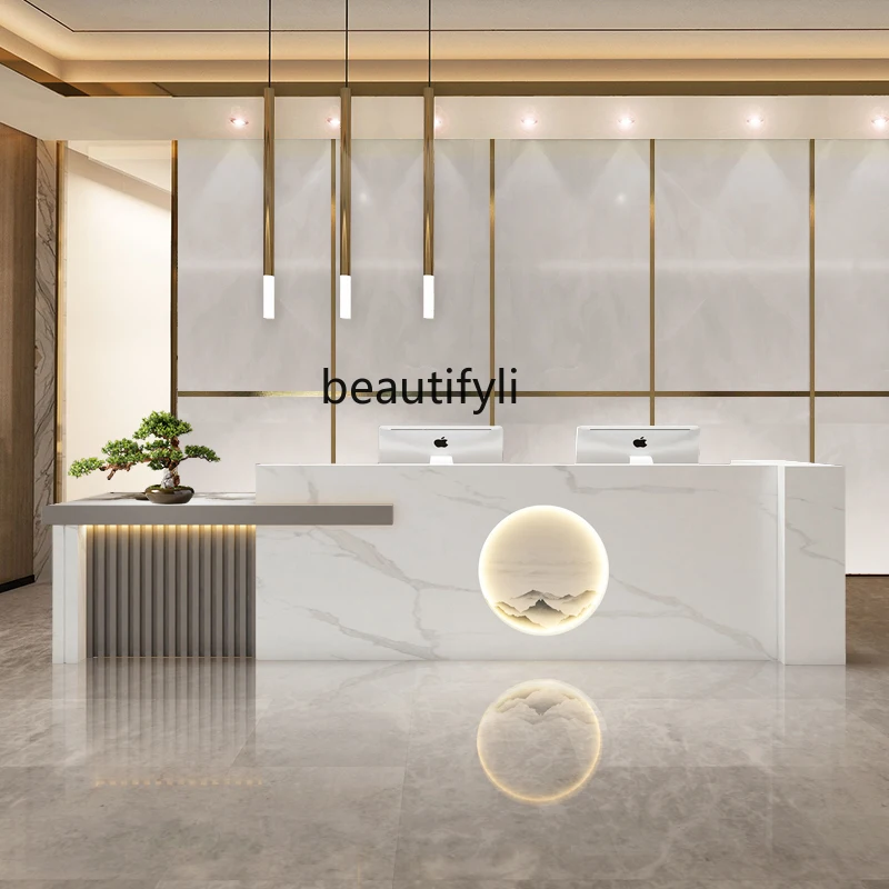 Китайский барный прилавок касса стойка обслуживания для коммерческих отелей