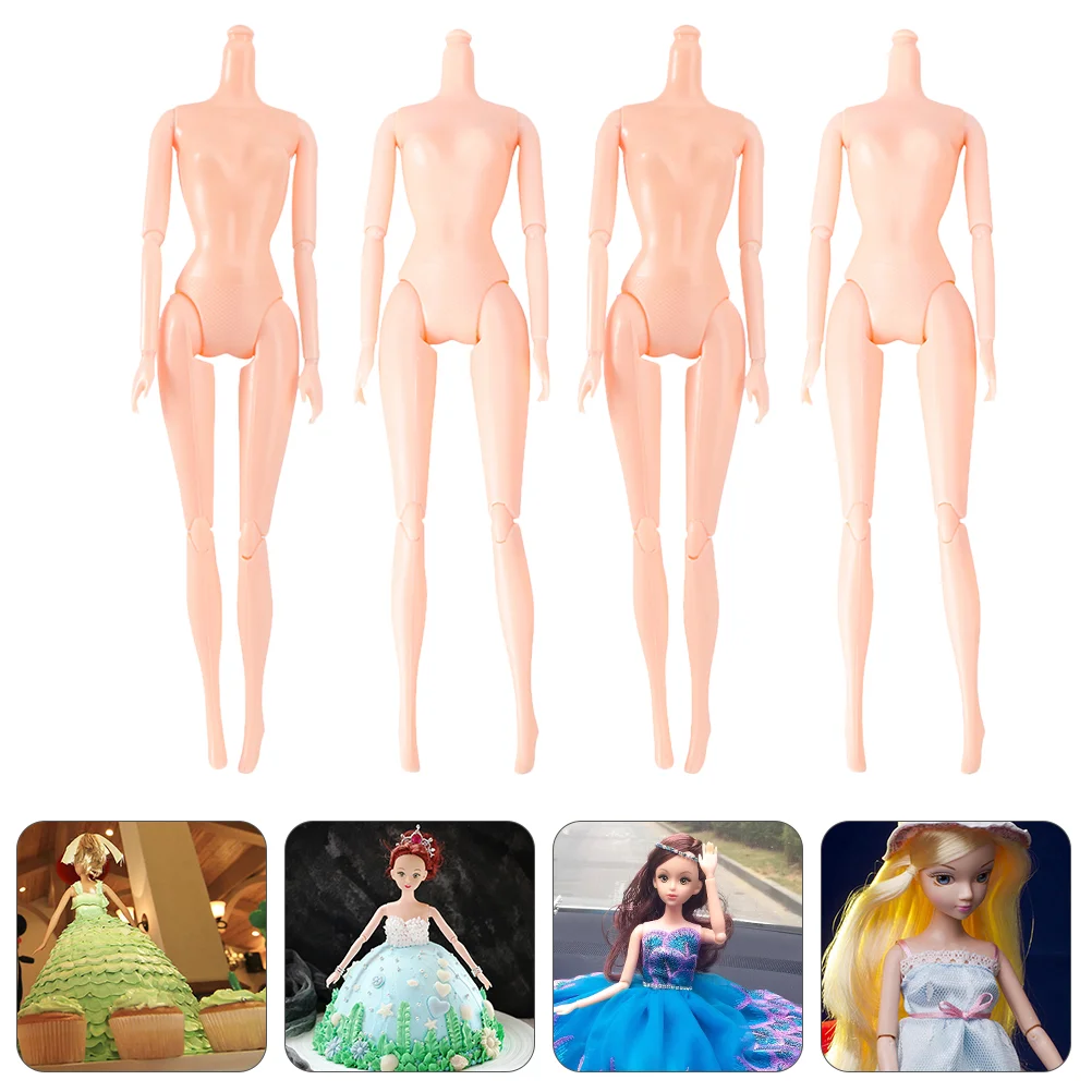 

4 Pcs Model DIY Cake Mold Naked Joint Cakesicles Bottom Toy Bake Baking Molds