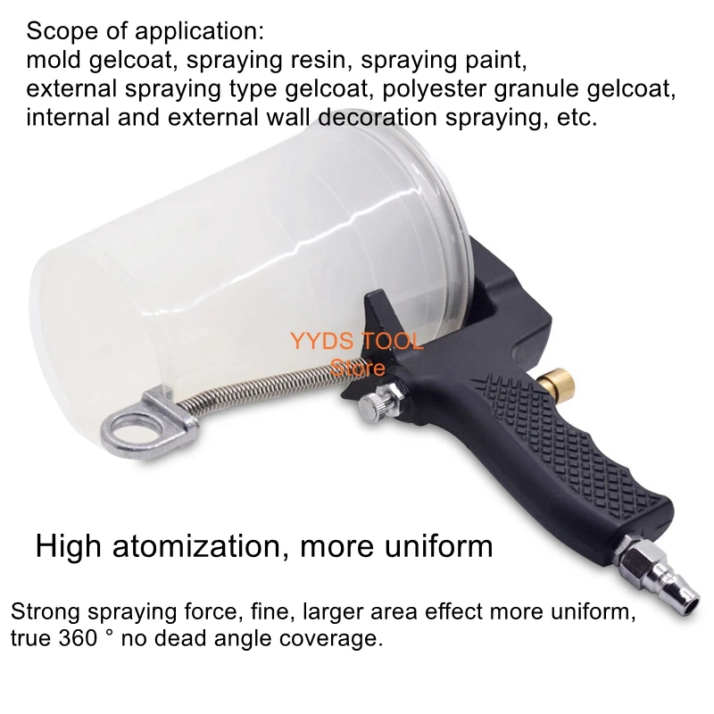 S2014 portable gelcoat spray gun glue gun FRP special can spray epoxy resin with LB-P2002 enlarge