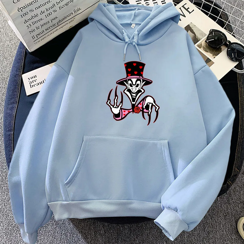 

Insanee Clown Posse Hoodies Woman Funny Painting Cartoon Pullovers Sweatshirts Loose and Comfortable Long Sleeve Clothes Casual