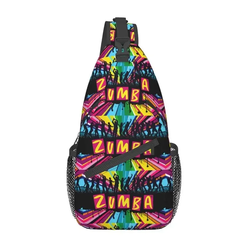 

Модная Сумка-слинг Zumba для катания на велосипеде, кемпинга, мужской рюкзак кросс-боди для фитнеса, нагрудный рюкзак, рюкзак на плечо